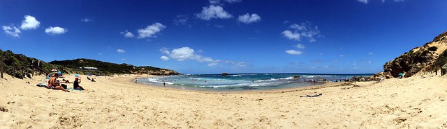 Sorrento beach on a sunny day.